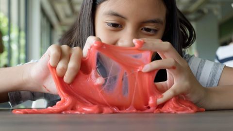 El "slime" es muy popular entre los niños.