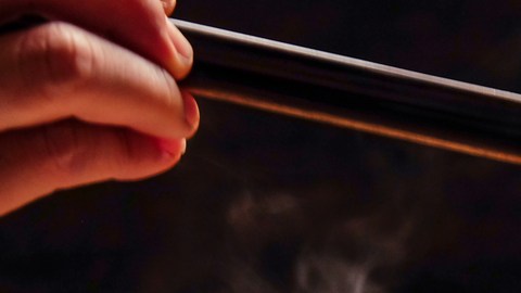 Restaurante vegetariano trozos de carne humana