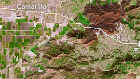 La cicatriz dejada por el incendio Woolsey es visible desde el espacio.