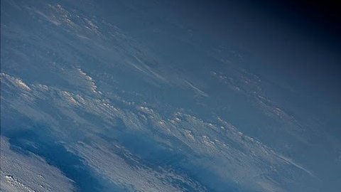 La Luna vista desde la Estación Espacial Internacional. NASA