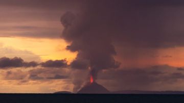 Volcán Krakatoa.