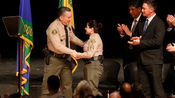 El sheriff Alex Villanueva fue electo en noviebre de 2018. / foto: Aurelia Ventura.
