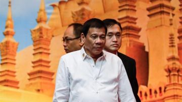 Rodrigo Duterte, presidente de Filipinas  desde 2016