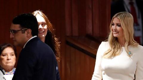 Ivanka Trump en el Congreso mexicano.