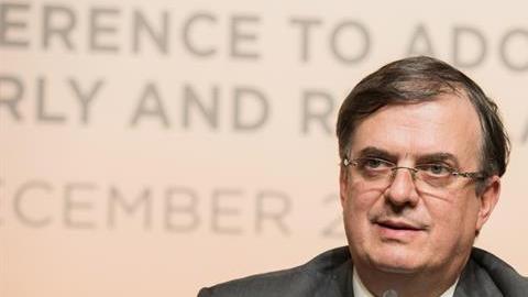 Marcelo Ebrad, canciller de México.