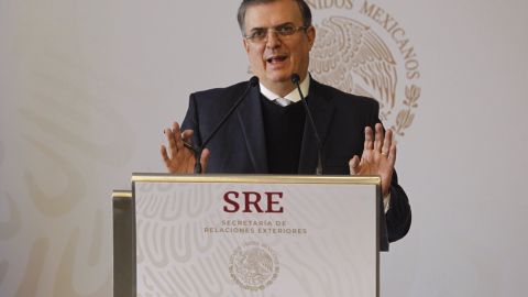 El canciller de México, Marcelo Ebrard,.