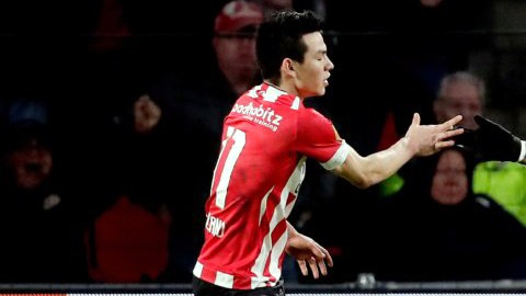 Hirving "El Chucky" Lozano cerró el 2018 con otro gol con el PSV Eindhoven