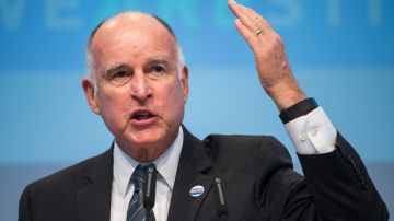 El gobernador de California habla durante una conferencia sobre el Cambio Climático organizado por la ONU en Bonn, Alemania, en noviembre del 2017.