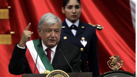 El primer mensaje presidencial de AMLO.