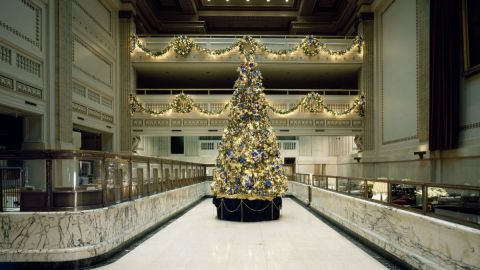 Árbol de Navidad en la oficina