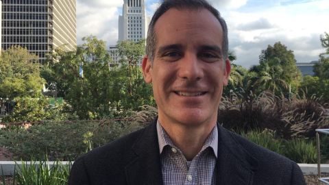 El alcalde Eric Garcetti quiere enfocarse en la creación de vivienda y en atraer empleos mejor pagados en Los Ángeles. (Araceli Martínez/La Opinión).