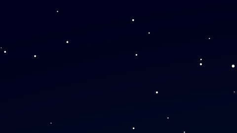 Los meteoros se ven como estrellas fugaces.