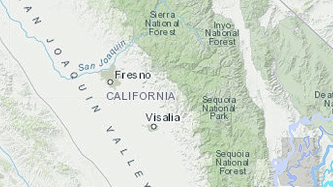 El área del desierto de Mojave fue sacudida por el sismo.