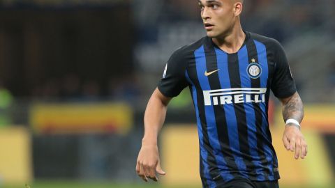 El delantero argentino Lautaro Martínez milita en el Inter de Milán