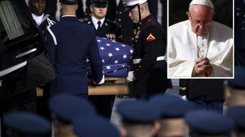 Hoy continúan los funerales de H.W. Bush.