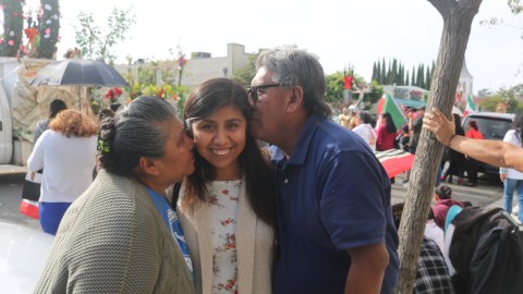 Manuel Ramírez, su esposa Josefina y su hija Guadalupe