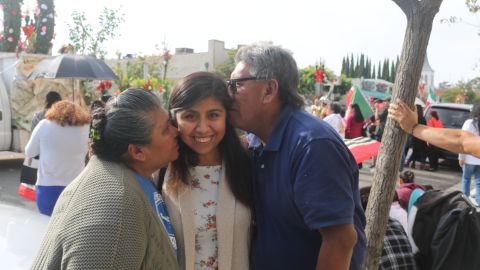 Manuel Ramírez, su esposa Josefina y su hija Guadalupe