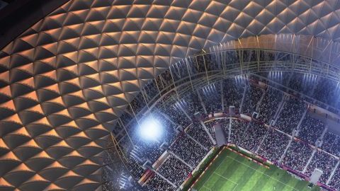 Diseño del estadio de Lusail en Catar.