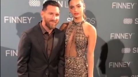 Lionel Messi y la modelo Yael Shelbia posaron para las fotos