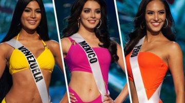 Las latinas en bikini en una competencia preliminar de Miss Universo 2018