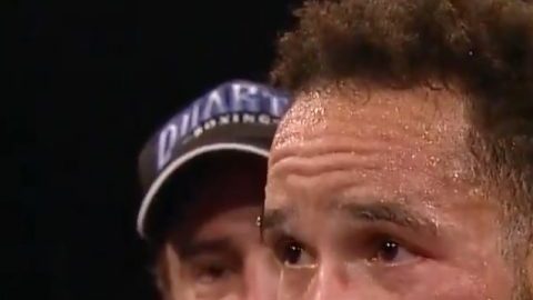 El boxeador transgénero estadounidense Pat Manuel.