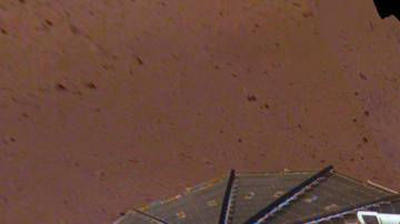 Esta es la primera selfie que muestra completamente a InSight.