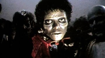 Michael Jackson en el video Thriller de 1983