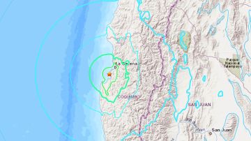El sismo ocurrió cerca de la costa de Coquimbo en Chile.