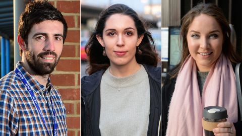 Andy Harris, Claudia Neuray y Charlotte Cumming cambiaron sus estilos de vida durante siete días.