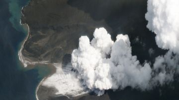 El derrumbe del volcán cambió la isla.