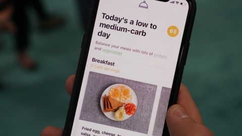 Lumen da consejos sobre lo que el usuario debe comer en un día.