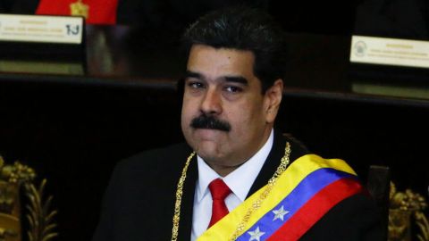 Maduro dijo que su país enfrenta un intento de "golpe de Estado" desde Estados Unidos.