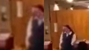 Inesperado momento durante una cena de religiosas.