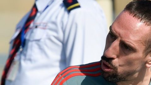 El jugador francés del Bayern Munich Franck Ribery.
