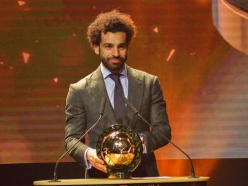 El egipcio Mohamed Salah, Mejor Jugador del Año de la Confederación Africana de Fútbol (CAF.