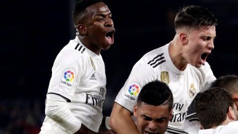 Jugadores del Real Madrid.