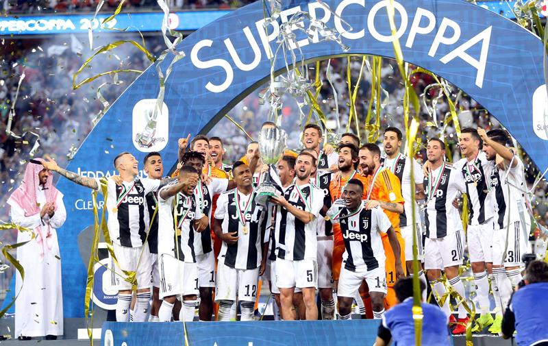 Juventus conquistó la Supercopa italiana, tras vencer 1-0 al AC Milan
