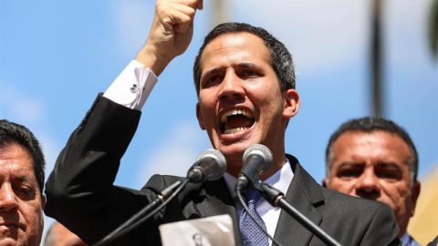 Juan Guaidó, líder de la Asamblea venezolana.