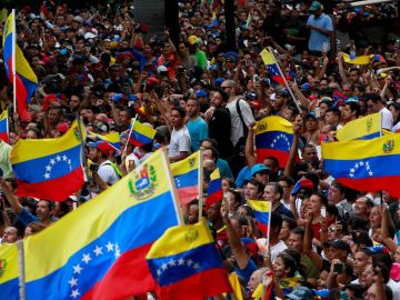 Manifestaciones en Caracas.