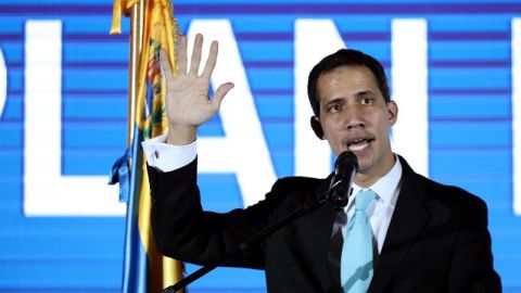 Juan Guaidó, presidente interino de Venezuela.