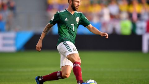 Miguel Layún, integrante de la selección mexicana de futbol,