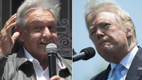 Andrés Manuel López Obrador y Donald Trump.