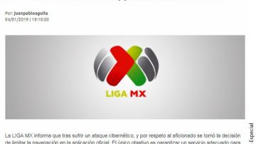 La Liga MX denunció un hackeo en su aplicación