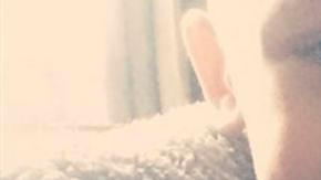 Bailey con su hermana recién nacida.