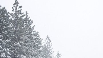 Hay advertencia de nevadas y ventiscas en California.