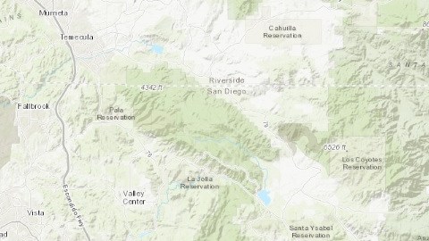 El temblor tuvo una profundidad de 15.4 Km.