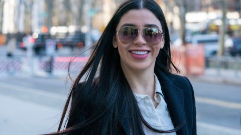 Emma Coronel sigue acudiendo a la corte en Brooklyn.