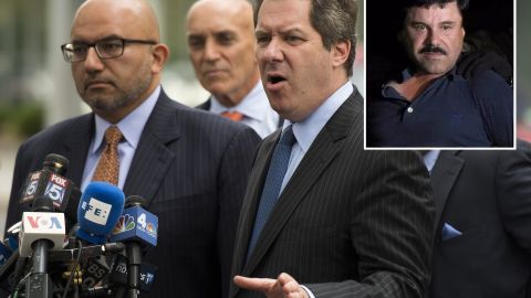 Eduardo Balarezo y Jeffrey Lichtman, abogados de "El Chapo".