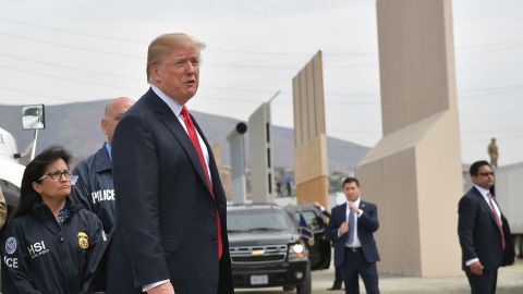 Presidente Donald Trump ha sido insistente en la construcción del muro fronterizo.