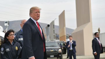 Presidente Donald Trump ha sido insistente en la construcción del muro fronterizo.